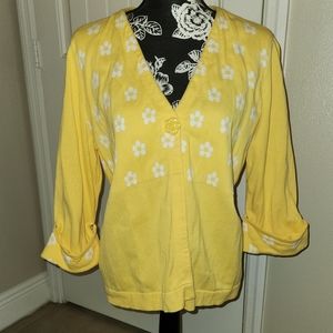 Christopher & Banks 100% cotton sweater XL